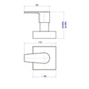 Ver imagem 2 de Acabamento para Registro de Gaveta de 1 1/4" e 1 1/2" Level Black Noir