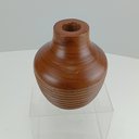 Ver imagem 3 de Vaso Decorativo de Madeira Natural 15x15x15cm Enfeite Sala Mesa Estante Aparador