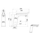 Ver imagem 2 de Misturador monocomando para lavatório - Acabamento cromado - Kromma KR016