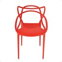 Ver imagem 3 de Kit 20 Cadeiras de Jantar Allegra Design Empilhável - Vermelho