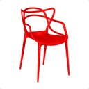 Ver imagem 2 de Kit 20 Cadeiras de Jantar Allegra Design Empilhável - Vermelho