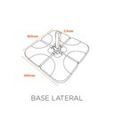 Ver imagem 2 de Base Ombrelone Lateral para Jardim e Varanda Preto