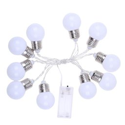 Luminaria Varal Natal 10 Lampadas Natalino Led Festa Decoraçao Pilha Enfeite Quarto Sala Espelho - 2