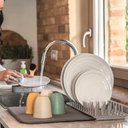 Ver imagem 3 de Escorredor de Pratos Dry Safe "eco-kitchen" Dobrável para 12 Pratos com Base Absorvente Guzzini