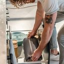 Ver imagem 4 de Escorredor de Pratos Dry Safe "eco-kitchen" Dobrável para 12 Pratos com Base Absorvente Guzzini