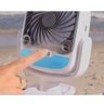 Ventilador Umidificador de Mesa Garra Bateria Recarregavel Usb 3 Velocidades 360 Graus Dia Quente - 7