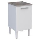 Ver imagem 1 de Balcão de Lavanderia em Aço com Tanque Triunfo Branco