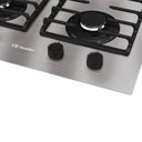 Ver imagem 3 de Cooktop Mueller 4 Bocas de Alumínio 59cm com Grade Dupla Mcg4bl Bivolt