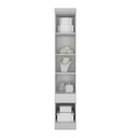 Ver imagem 2 de Modulado Mesa de Cabeceira 1 Gaveta 1 Porta - Linea-branco - Móveis Novo Horizonte