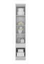 Ver imagem 2 de Modulado Mesa de Cabeceira 1 Gaveta 1 Porta - Linea-branco - Móveis Novo Horizonte