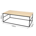 Ver imagem 3 de Mesa de Centro Sala Riga Modular Decoração Versátil