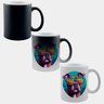 Caneca Mágica Fosca 325ml Y1 Cachorro Óculos Neon - 1