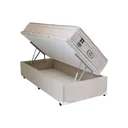Ver imagem 2 de BOX BAU CONJUGADA ESPUMA DUPLA SOLTEIRO KING SUEDE (110KG - 0.96X2.03X56):PRETO