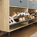 Ver imagem 5 de Cômoda com Sapateira Dupla e Duas Gavetas