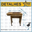 Ver imagem 3 de Mesa Tampo Bancada Máquina de Costura Singer Facilita 4411