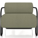 Ver imagem 3 de Poltrona Decorativa Pés Industrial Moscou K01 Bouclê Verde - Lyam Decor