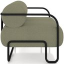 Ver imagem 6 de Poltrona Decorativa Pés Industrial Moscou K01 Bouclê Verde - Lyam Decor
