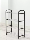 Ver imagem 4 de Sapateira 4 Andares Organizadora Porta 8 Pares de Calçados - Preto