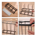 Ver imagem 6 de Sapateira 4 Andares Organizadora Porta 8 Pares de Calçados - Preto