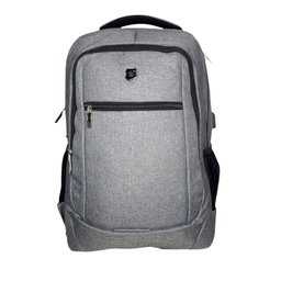 Mochila Reforçada C/Saída Usb e Suporte P/Notebook Cinza BS10877 - 4