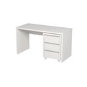 Ver mais imagens de Escrivaninha Mesa Escritório com Gaveteiro com Rodízio Ficus 135cm CabeCasa MadeiraOriginals Branco