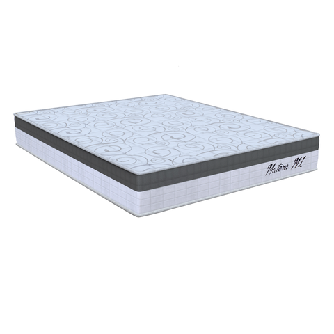 Colchão King Size Matera ml (Eps - D33 Misto Espuma) 26x193x203cm Orthoflex Branco/Cinza