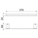 Ver imagem 3 de Porta Toalha de Rosto 30cm Docol Flat Ouro Polido 01013643