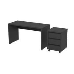 Mesa de Escritório 135cm com Gaveteiro com Rodízio Ficus CabeCasa MadeiraMadeira - 7