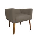 Ver imagem 1 de Banco Decorativo Nina Suede Capuccino - Dominic Decor