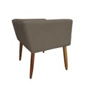 Ver imagem 2 de Banco Decorativo Nina Suede Capuccino - Dominic Decor