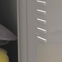 Ver imagem 2 de Armário Aço 12 Portas Academia Guarda Volume Trinco Preto