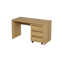 Mesa de Escritório 135cm com Gaveteiro com Rodízio Ficus CabeCasa MadeiraMadeira - 8