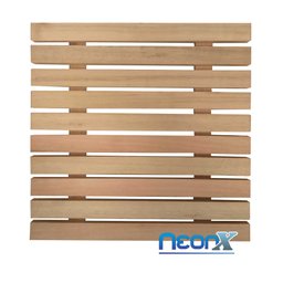 Jardim Vertical Painel Modular 50x50 Cm Eucalipto sem Pintura Neonx Recuo 4 Cm - 2