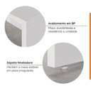 Ver imagem 5 de Escrivaninha Mesa Escritório com Gaveteiro com Rodízio Ficus 150cm CabeCasa MadeiraOriginals Branco