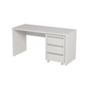 Ver mais imagens de Escrivaninha Mesa Escritório com Gaveteiro com Rodízio Ficus 150cm CabeCasa MadeiraOriginals Branco
