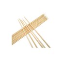 Ver imagem 4 de Espetos de Bambu para Churrasco de 25cm X 4mm - 50pct com 40un