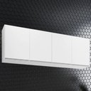 Ver imagem 2 de Armario Aereo 4 Portas Bp 160 Cm Lavinia Branco Eratto Moveis