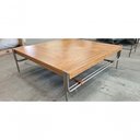 Ver imagem 5 de Mesa de Centro Madeira 1,00 X 1,00 Pés Metal Inori