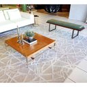 Ver imagem 3 de Mesa de Centro Madeira 1,00 X 1,00 Pés Metal Inori