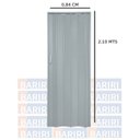 Ver imagem 6 de Kit com 4 Portas Sanfonada de PVC 210x84cm Bariri Cinza/Granizo