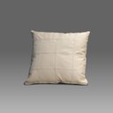 Ver imagem 2 de Almofada Decorativa de Couro Legítimo 45x45cm Bella Tiza- Mozzelar