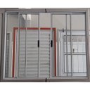 Ver imagem 3 de Vitro de Alumínio 4 folhas 1,00 x 1,20 sem grade cor Branco