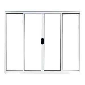 Vitro de Alumínio 4 folhas 1,00 x 1,20 sem grade cor Branco