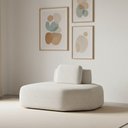 Ver imagem 1 de Sofá Módulo Chaise 165cm Orgânico Sala berlim bouclê K01 - D'Rossi