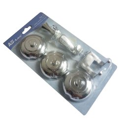 Kit 3 Suportes Porta Toalha Gancho Multiuso C/ Ventosa - 10