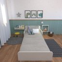 Ver imagem 4 de Conjunto Infantil Solteiro New Cori Venus Yescasa Branco