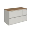 Ver imagem 5 de Gabinete para Banheiro Suspenso 80cm 2 Portas 1 Gaveta Belarus Arenas - Art In Móveis