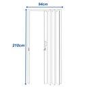 Ver imagem 3 de Kit com 2 Portas Sanfonada de Pvc 210x94cm Bariri