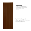 Ver imagem 6 de Kit com 2 Portas Sanfonada de Pvc 210x94cm Bariri