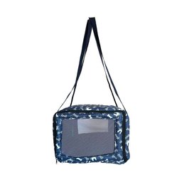 Bolsa de Transporte e Viagem Aeroporto Pet Simon Impermeável:azul Marinho - 1